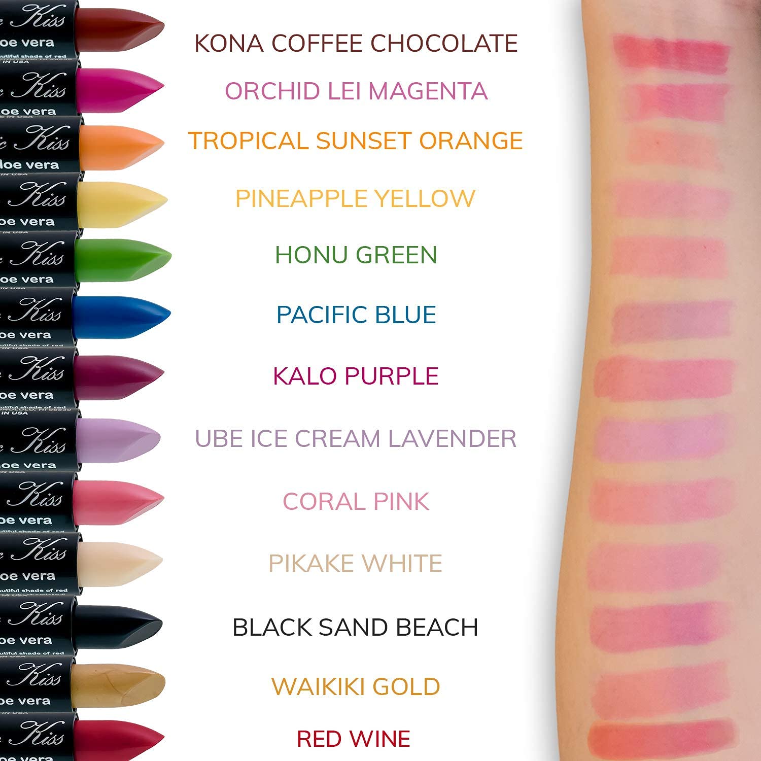 Magic Kiss waterproof long-wear finish resists smudging