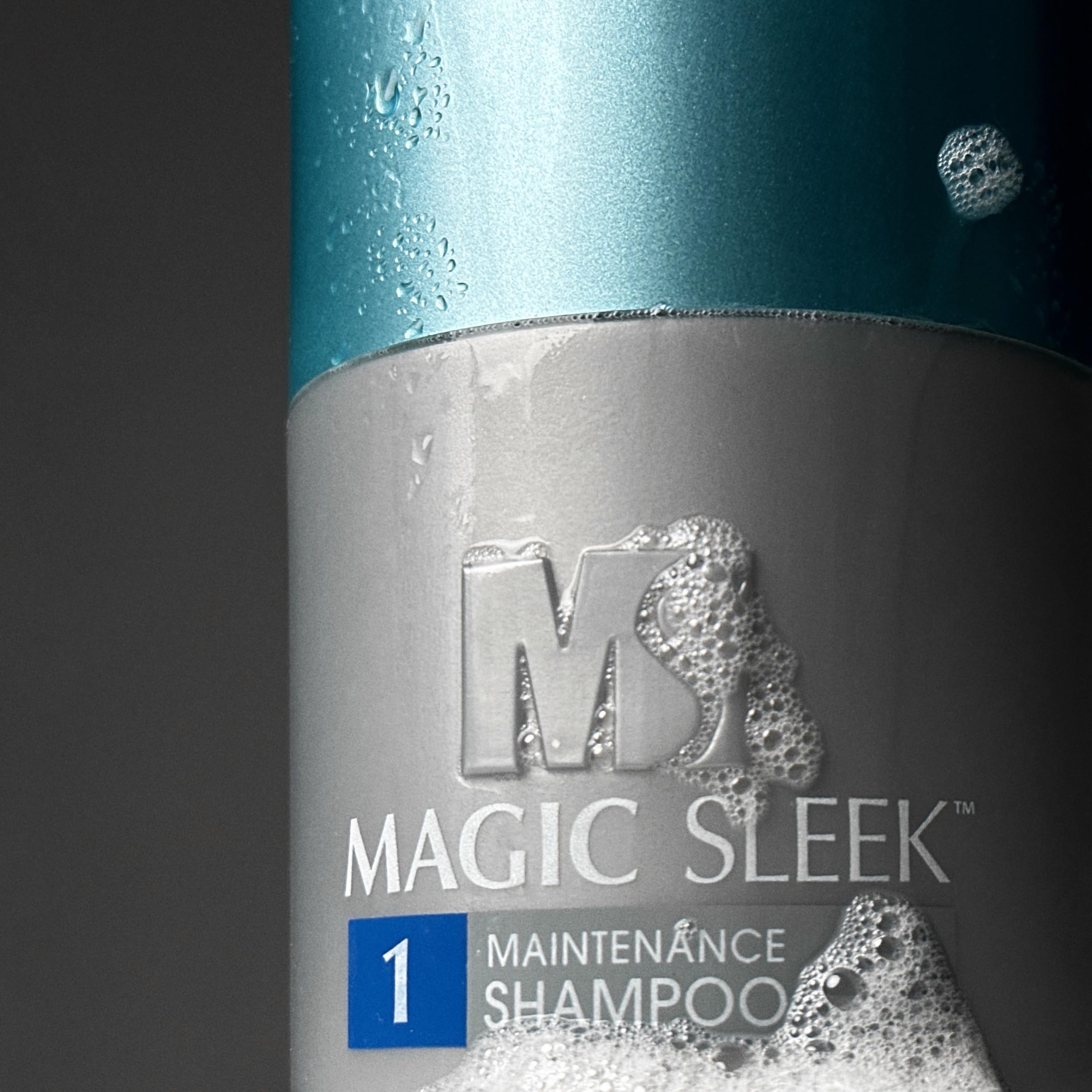 MagicSleek Hydrating Shampoo color-swatch indicating fade-resistant protection