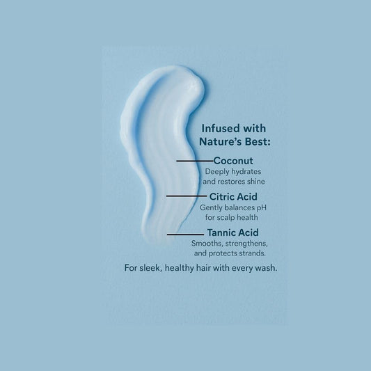 MagicSleek Hydrating Shampoo foam showing rich lather for gentle cleansing