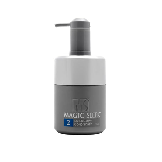 MagicSleek Nourishing Conditioner bottle-front shows hydrating formula and branding