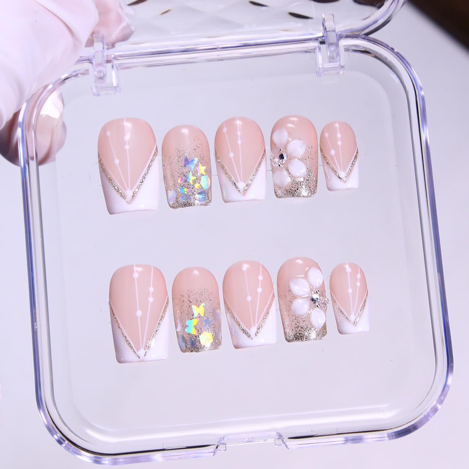 MAGLFELL thick acrylic nails offer salon-like durability and flexibility