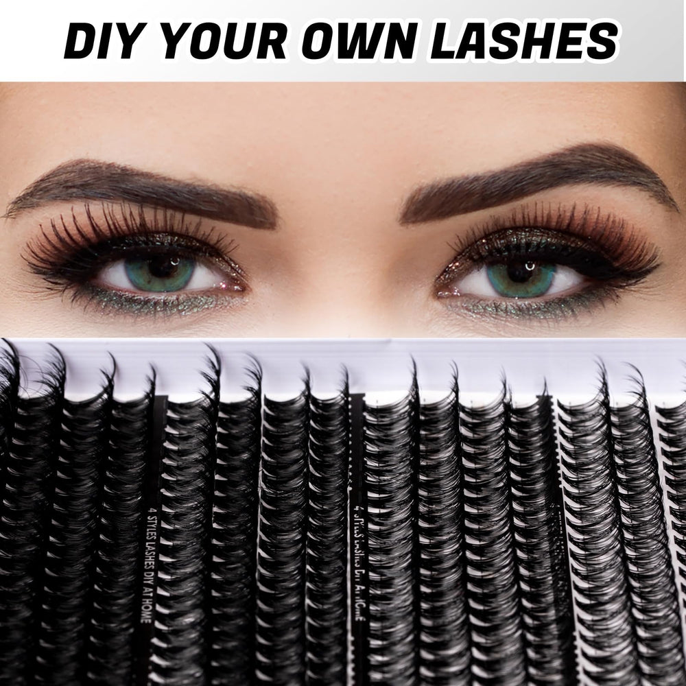 Magnetic SL precision lash tweezers for easy placement and control.
