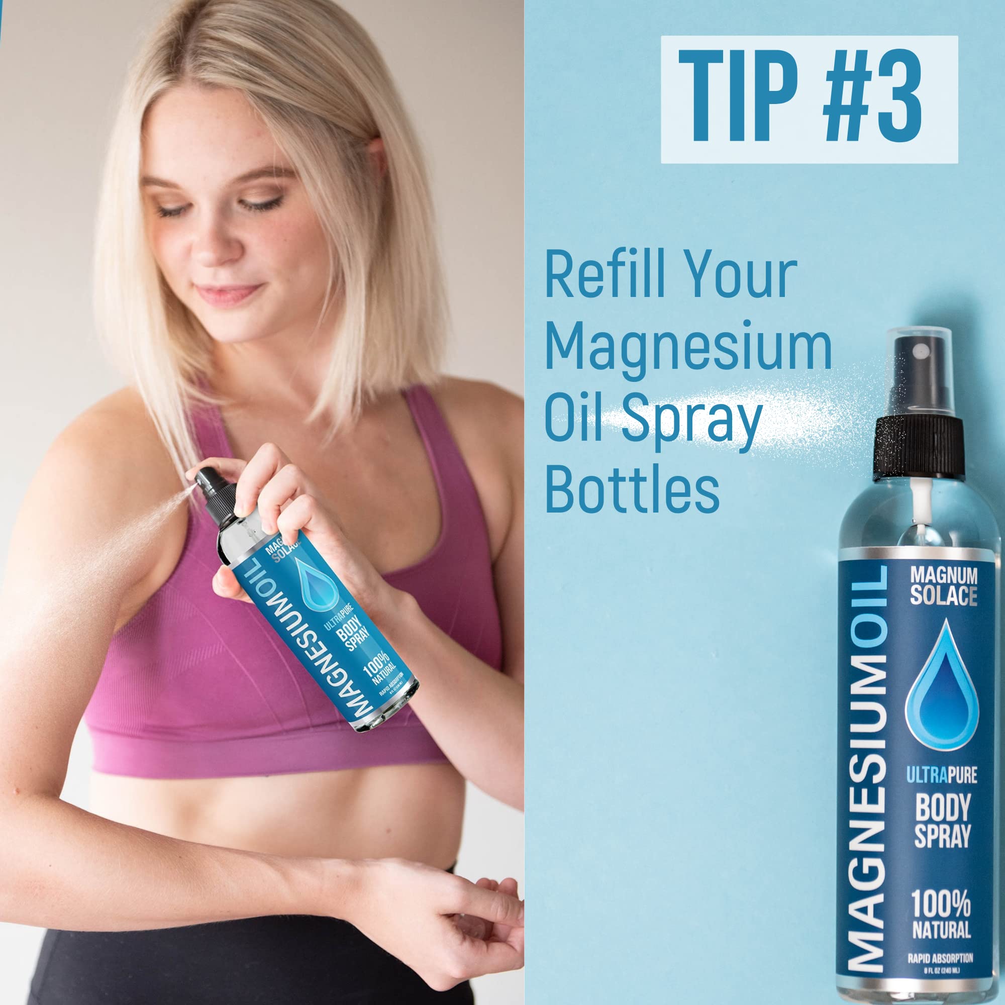 Magnum Solace bottle label close-up with brand and product details