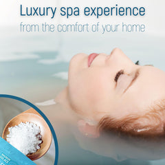 Magnum Solace magnesium lotion paired with flakes for post-bath care.
