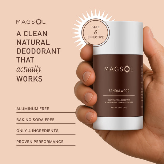 MagSol Organics two-pack deodorant box for convenient daily use