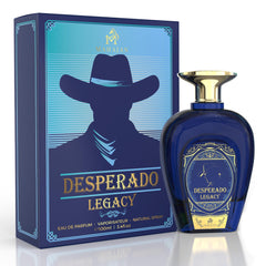 Engraved label detail on Mahajan Desperado Legacy authentic branding.