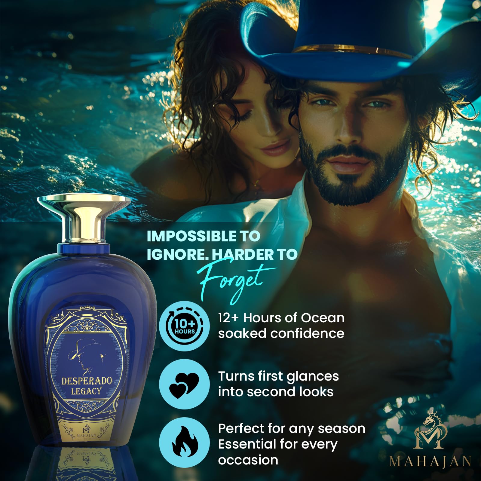 Desperado Legacy bottle reveals smoky depth for evening versatility.
