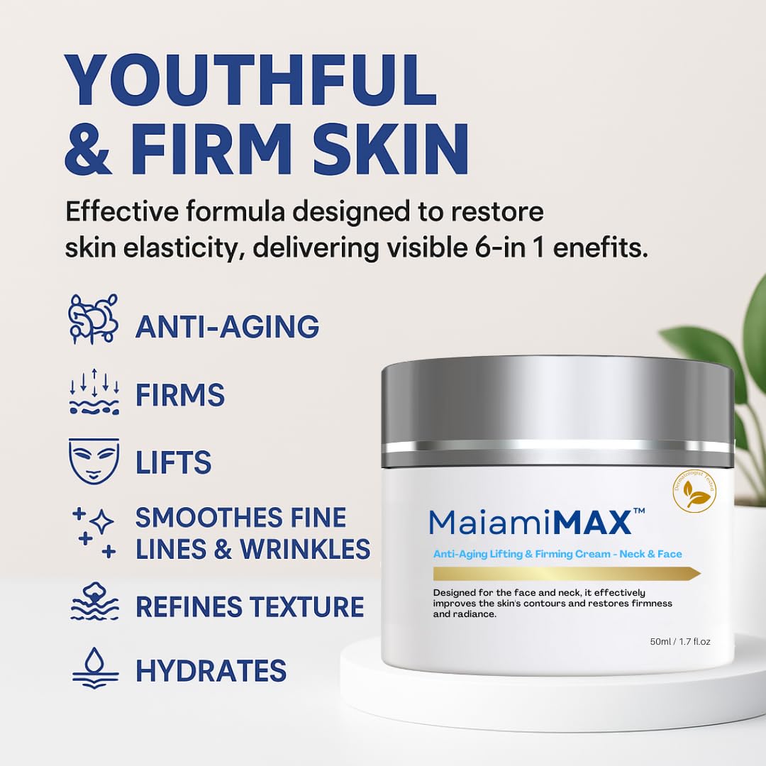 MAIAMIMAX Cream texture on body area supports even-toned, hydrated skin.