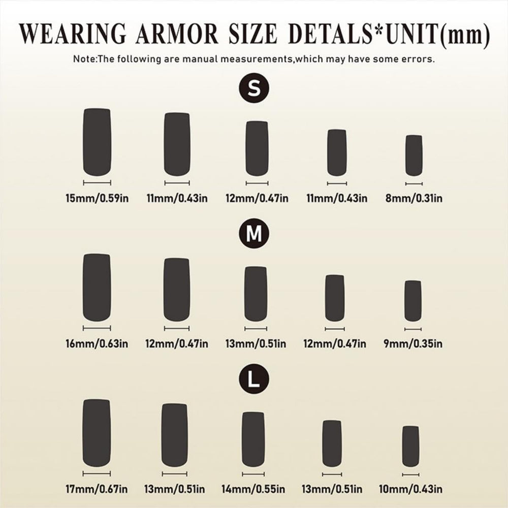 Maigitur long square press-ons ideal for bold at‑home manicures