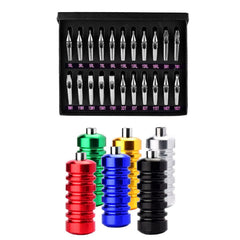 Mainlead flat tips set for smooth pigment deposition and even coverage