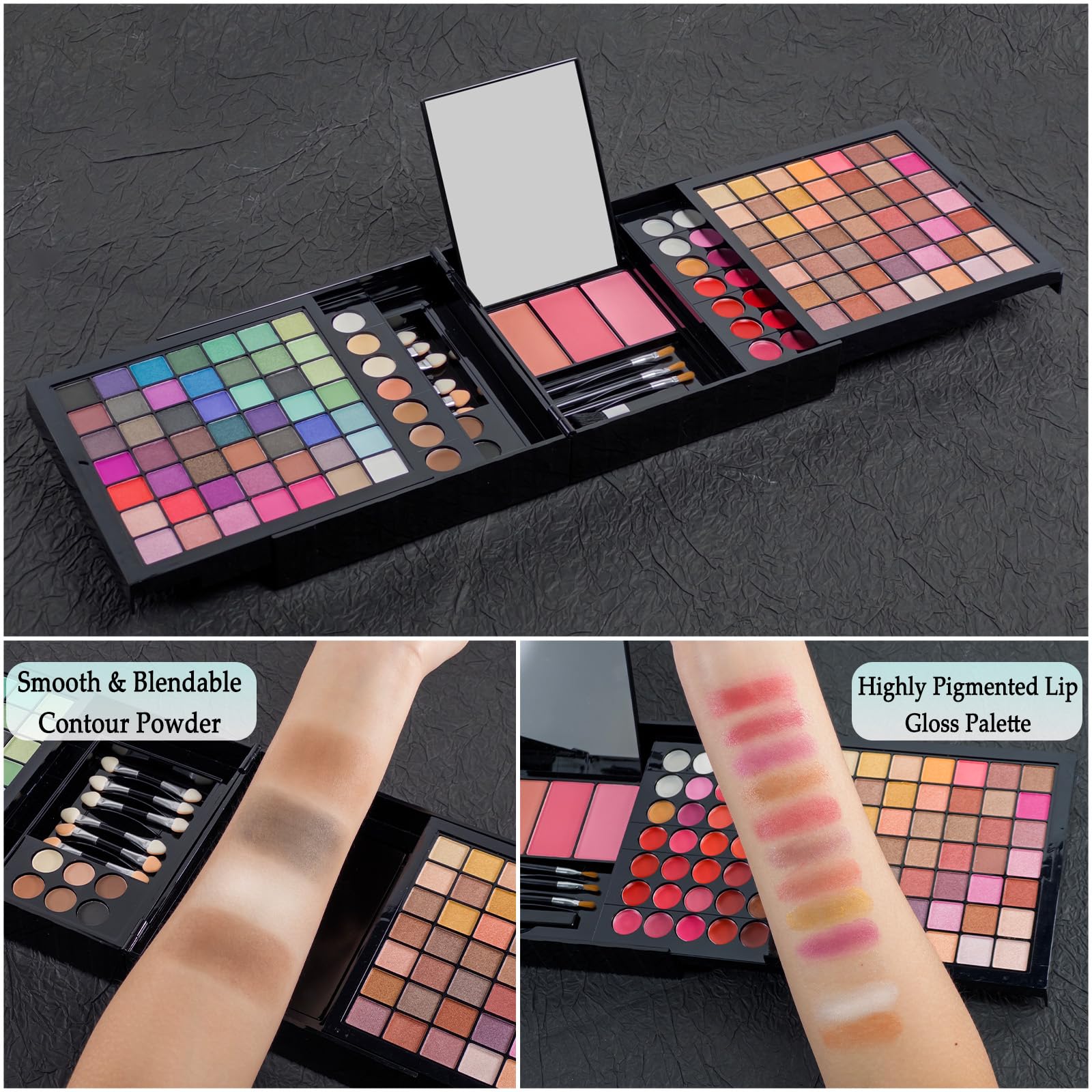 MAIRA 21-gel eyeshadows provide long-lasting color with smooth texture
