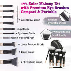 MAIRA 98-powder eyeshadows offer matte and shimmer shades for daily looks
