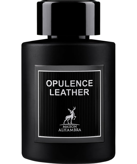Maison Alhambra amber leather bottle for evening wear