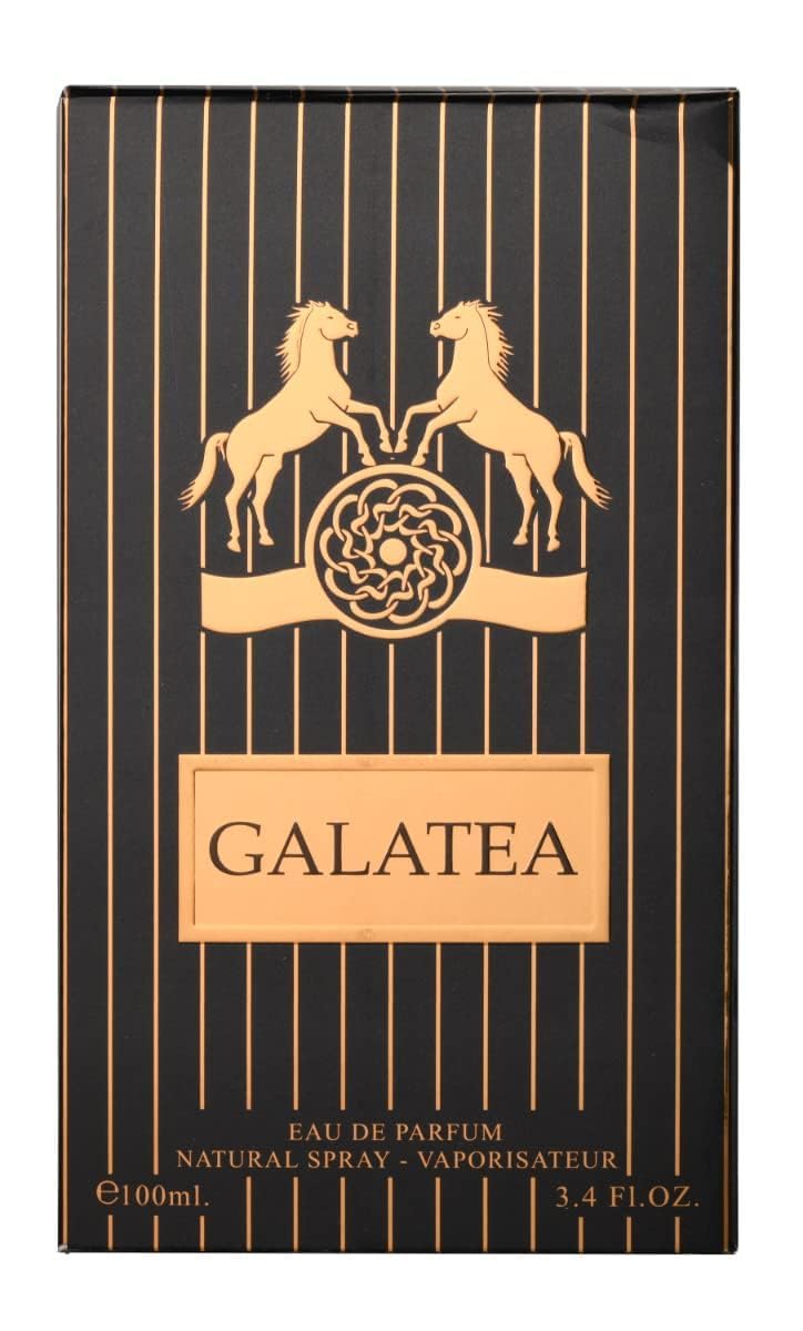 Maison Alhambra Galatea fragrance notes highlight fruits, mate, thyme, and cypress.