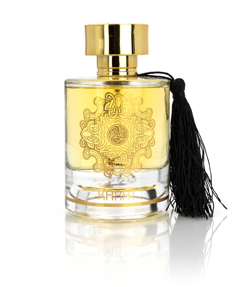 Maison Alhambra Karat bottle side angle, sleek design for everyday elegance