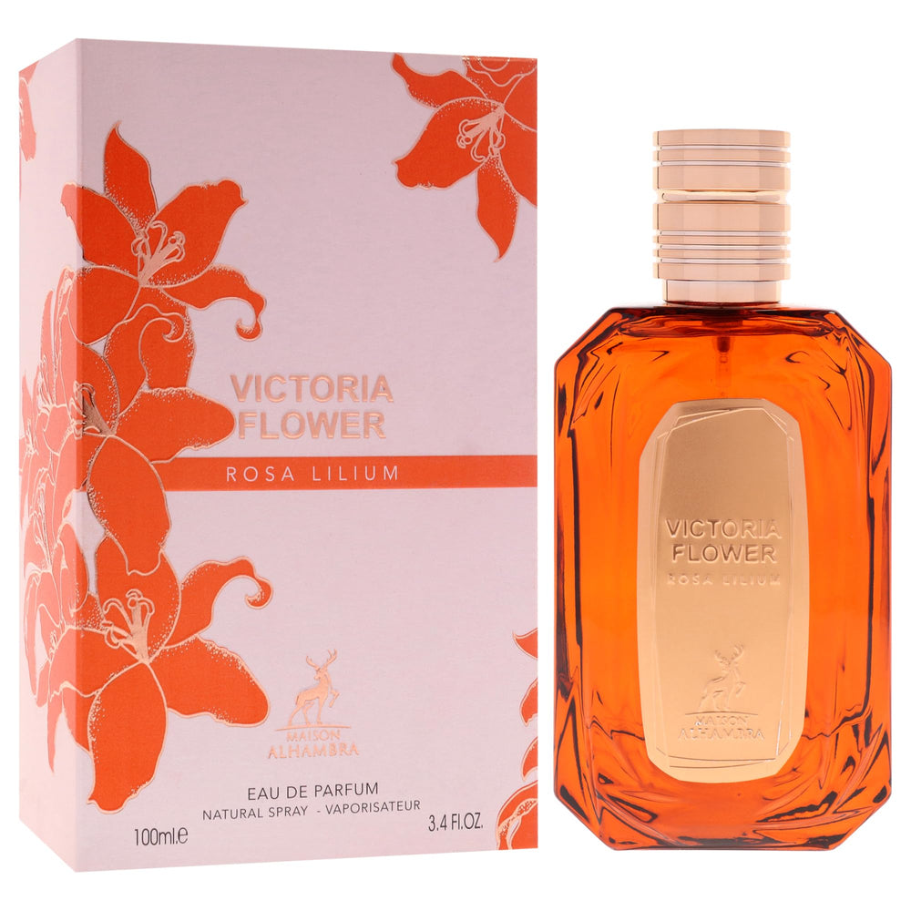 Victoria Flower spray mist, conveying a soft, long-lasting aroma