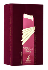 Maison Alhambra Vogue Party packaging box, elegant gift-ready presentation.
