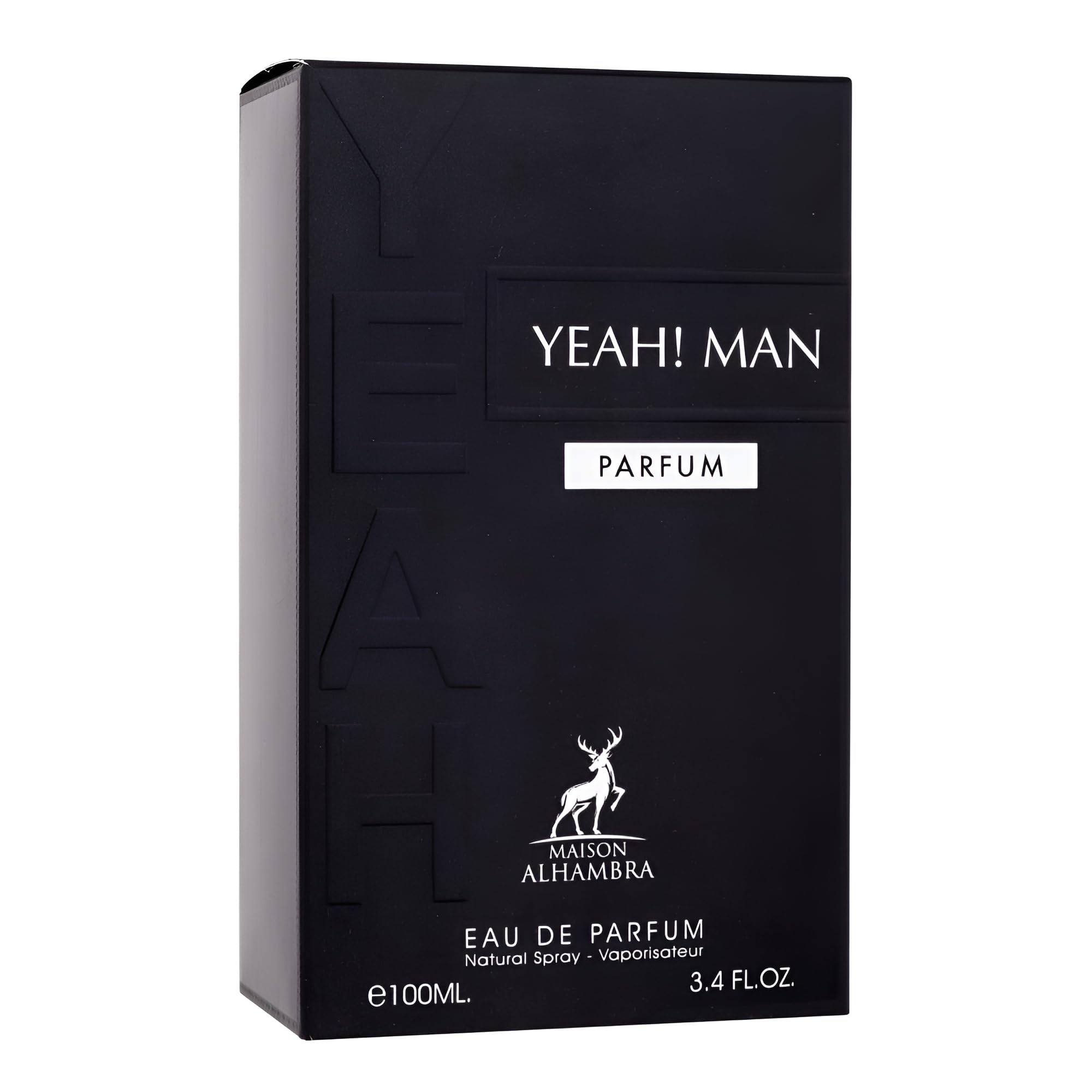 Maison Alhambra Yeah! Man packaging box, premium presentation for gifting or personal indulgence.