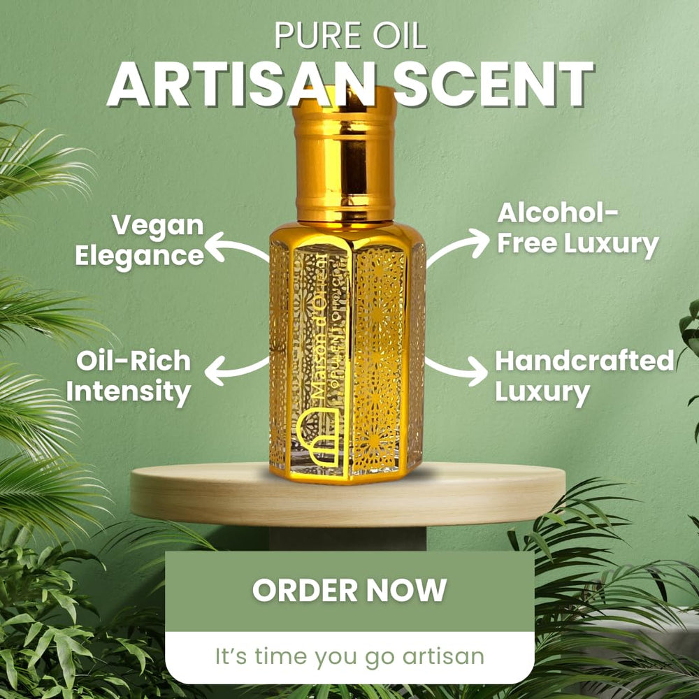 Maison d’Orient A Whiff of Five elegant packaging highlights premium presentation.