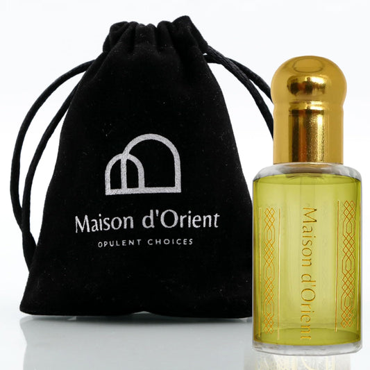 Maison d'Orient Anfas bottle close-up highlighting travel-sized 12 mL convenience.