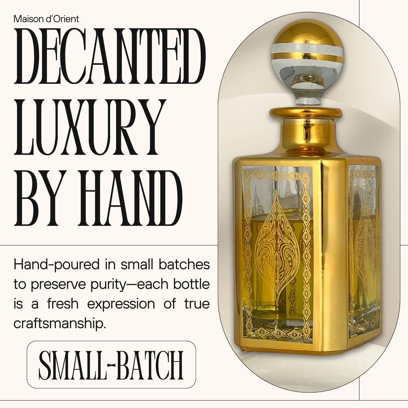 MdO Khamrah perfume oil application scene showing effortless everyday elegance.