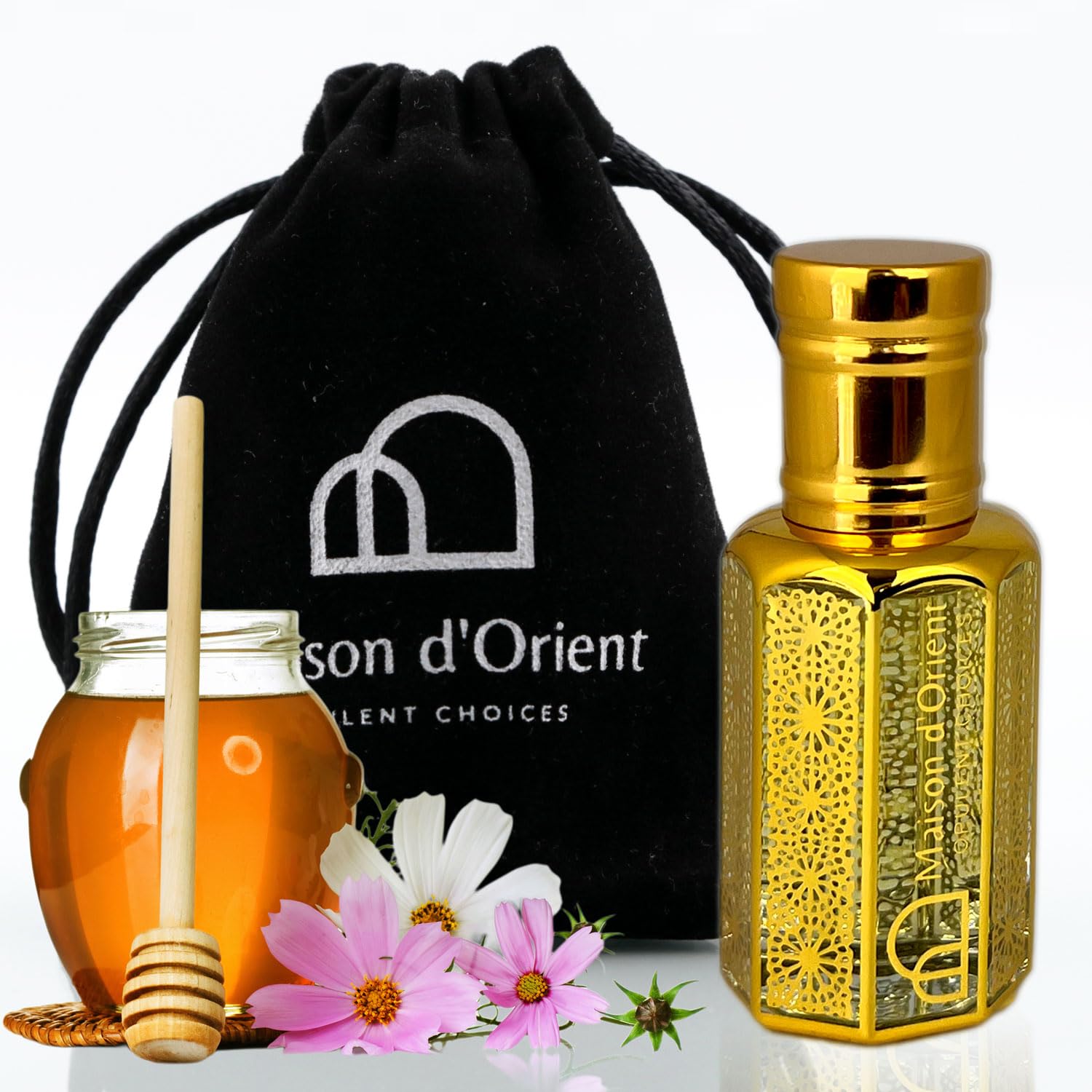 MdO Khamrah perfume oil bottle close-up highlighting premium packaging and luxury vibe.