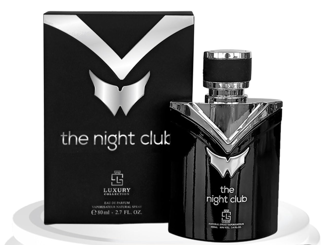 Close-up of Night Club cap showing premium craftsmanship for a luxurious presentation.