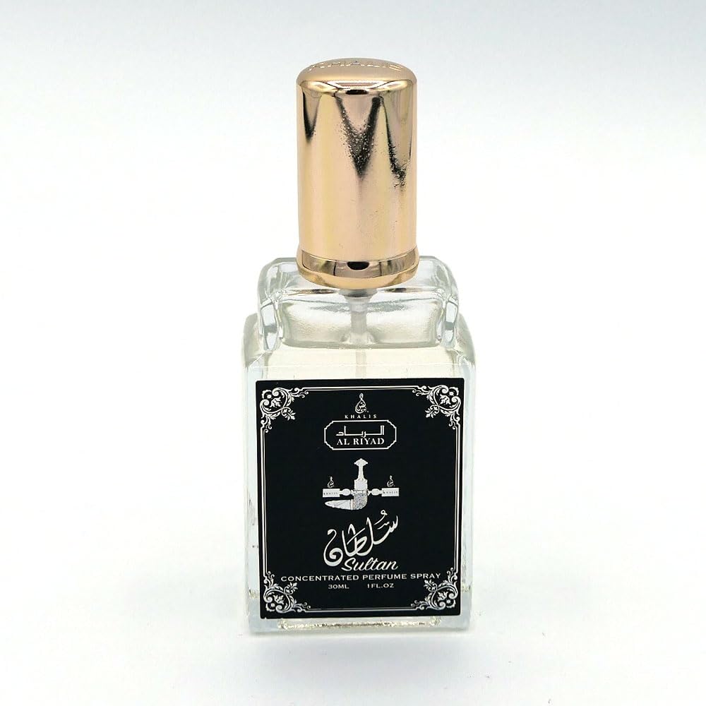 Maison d'Orient SULTAN bottle side view; elegant profile for versatile use.