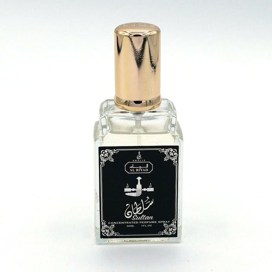 Maison d'Orient SULTAN bottle side view; elegant profile for versatile use.