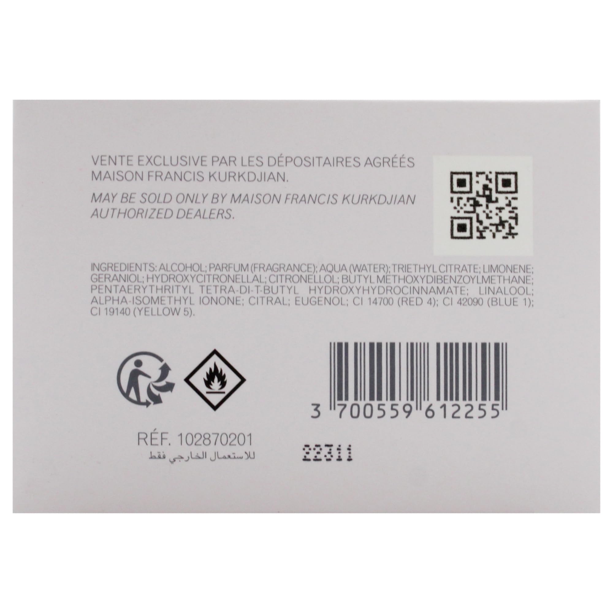 Maison Francis Kurkdjian A La Rose cedar-musk-base for a subtle, lasting finish.