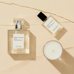 Balincourt candle creating ambient room fragrance