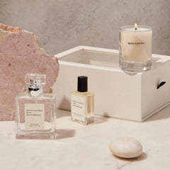 Close-up of Balincourt eau de parfum bottle label