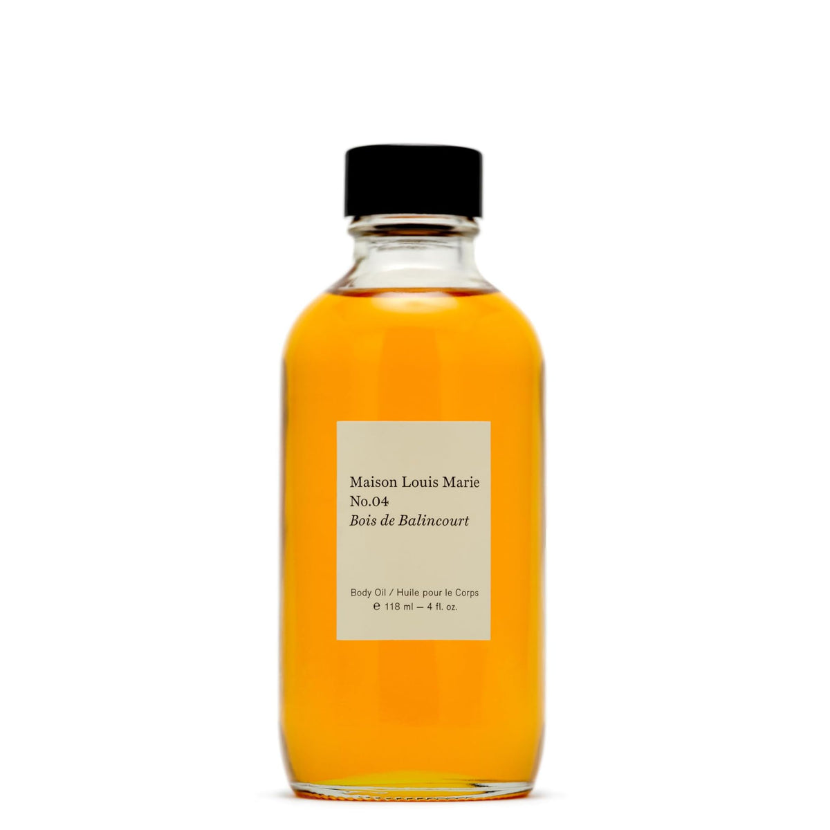 Maison Louis Marie No.04 Bois de Balincourt bottle ready for daily hydration.