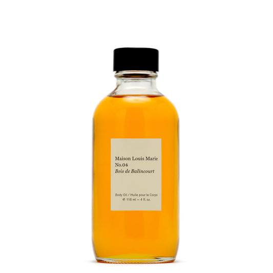 Maison Louis Marie No.04 Bois de Balincourt bottle ready for daily hydration.