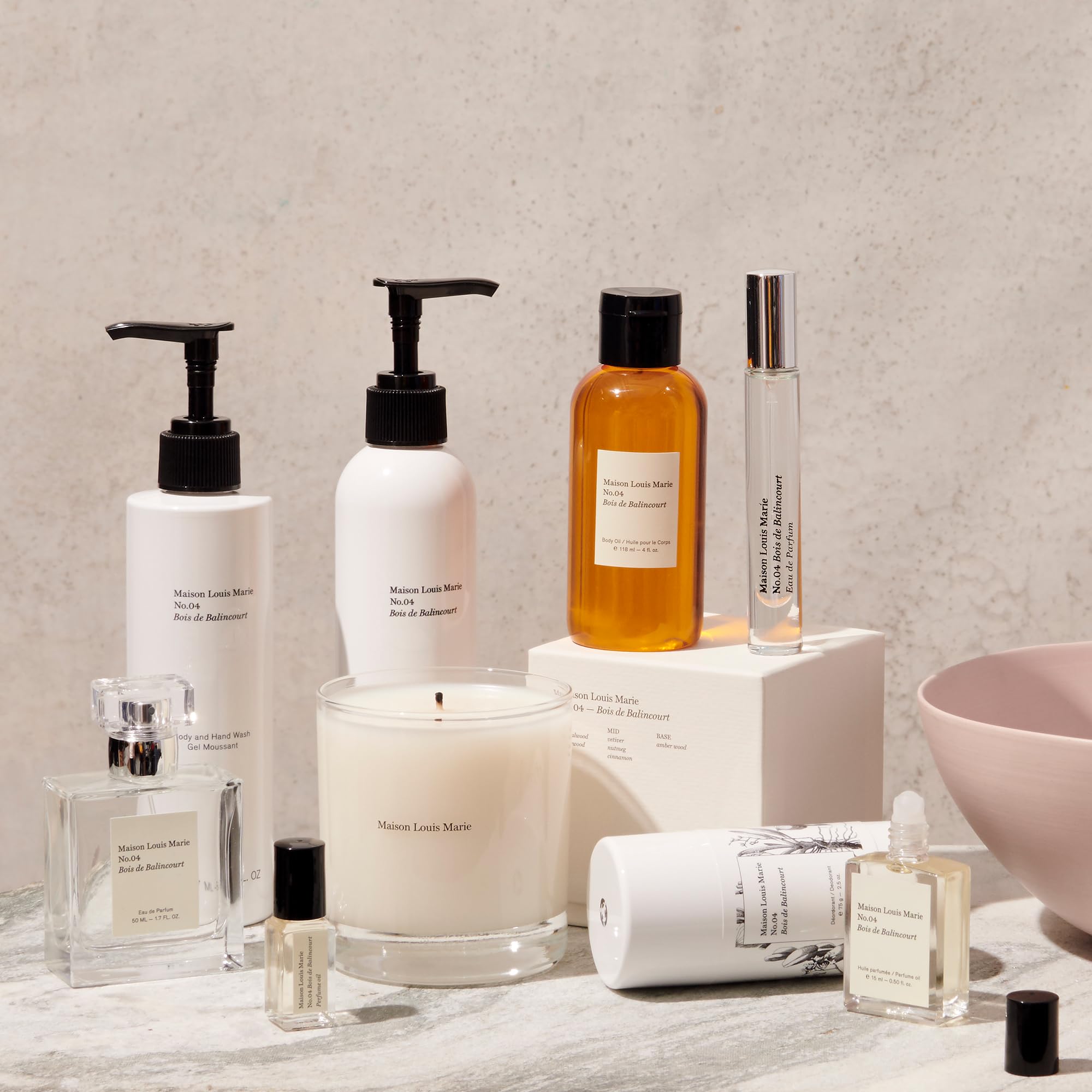 Maison Louis Marie gift-ready packaging conveys luxury clean beauty.