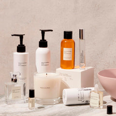 Maison Louis Marie gift-ready packaging conveys luxury clean beauty.