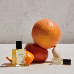 Maison Louis Marie No.09 roll-on cap shows secure, spill-free design.
