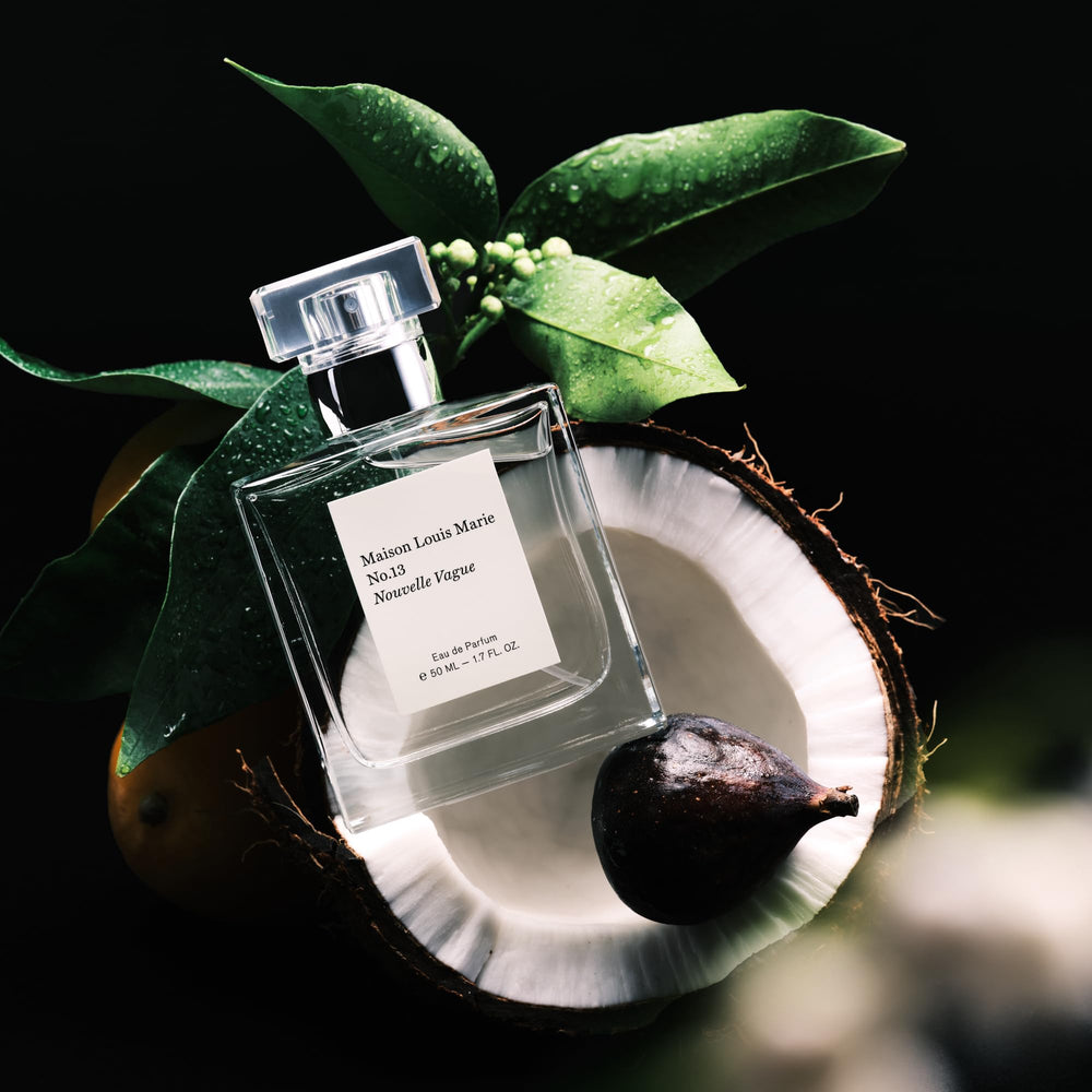 Maison Louis Marie No.13 Nouvelle Vague packaging box showcases elegant presentation.