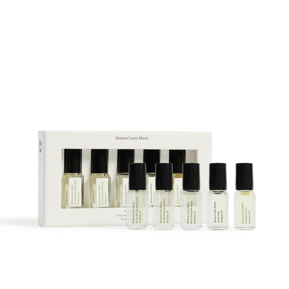 Maison Louis Marie No.13 Nouvelle Vague roll-on offers modern, creamy musk for versatility.