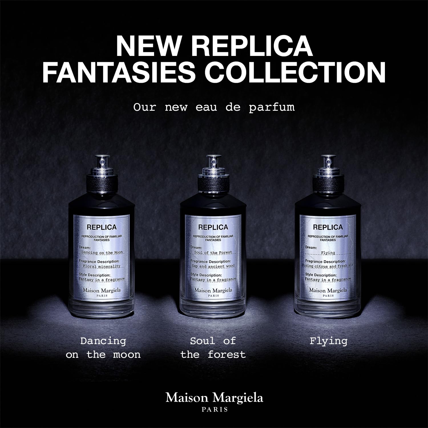 Glass bottle texture and spritz-ready cap hint at everyday elegance.