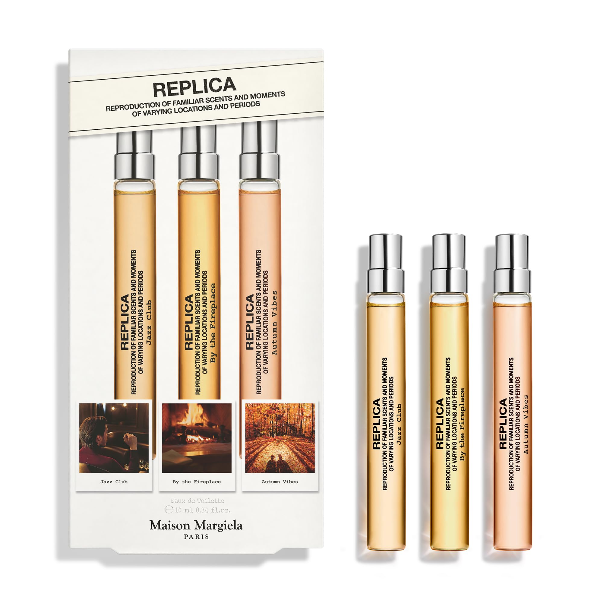 Maison Margiela Replica Jazz Club travel bottle, smoky aroma for evenings.