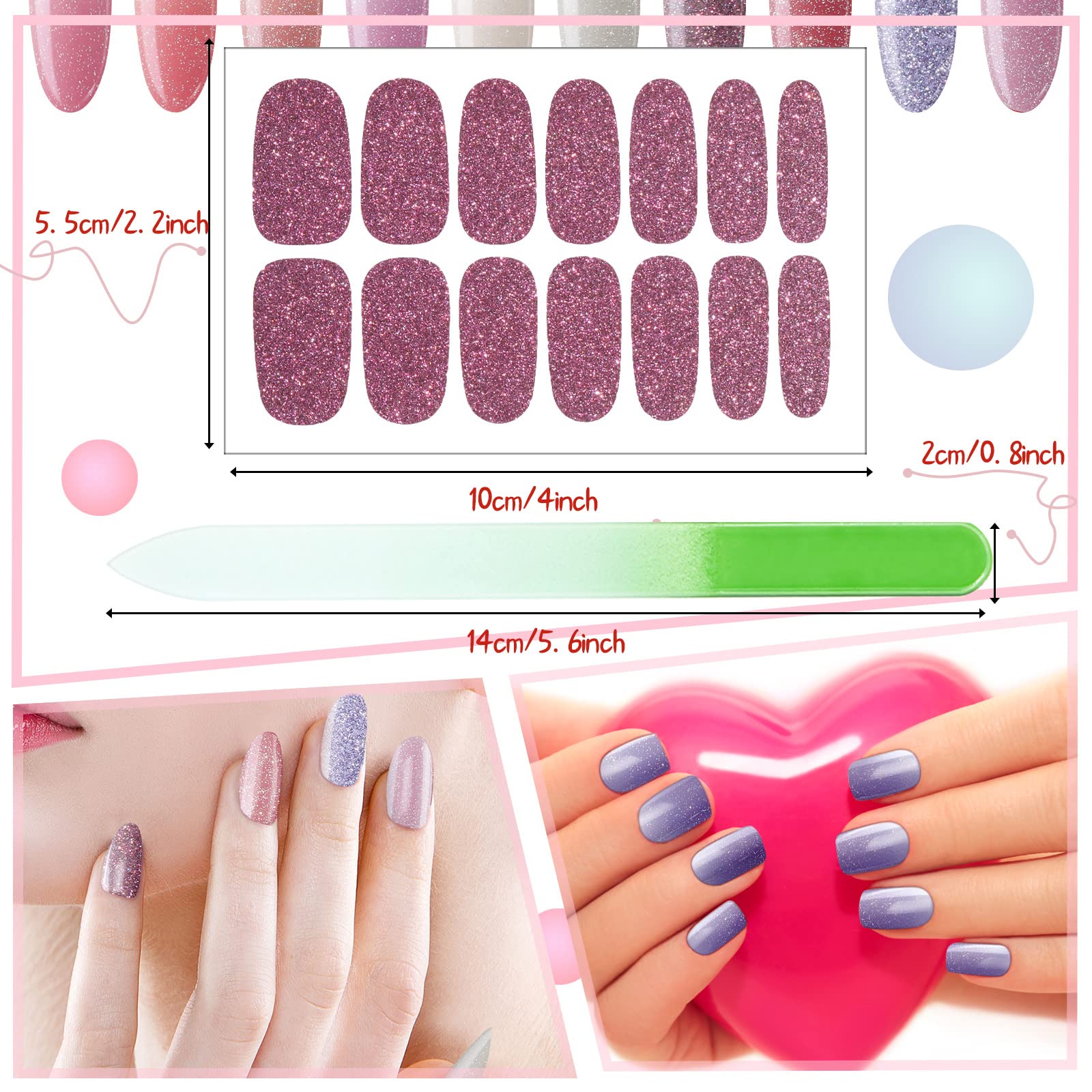 Maitys colorful nail sticker designs for vibrant, personalized nail art.