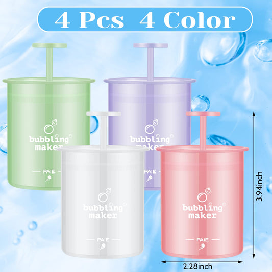 Maitys purple foam maker creates rich foam in seconds for easy cleansing.