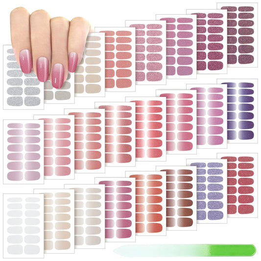 Maitys full-wrap nail stickers collection for quick salon-style nails at home.