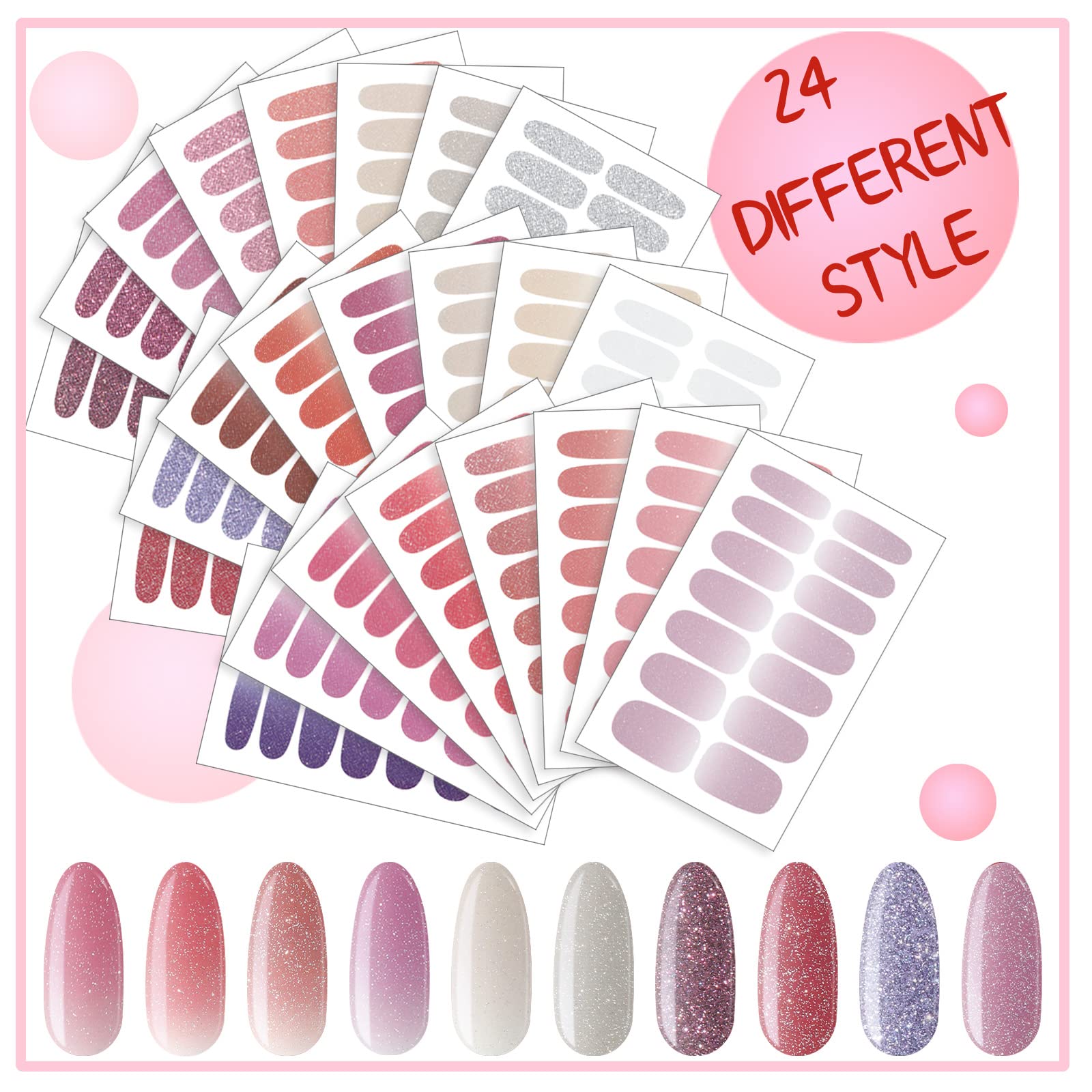 Maitys nail file included for precise edge shaping during DIY manicures.