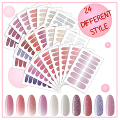 Maitys nail file included for precise edge shaping during DIY manicures.