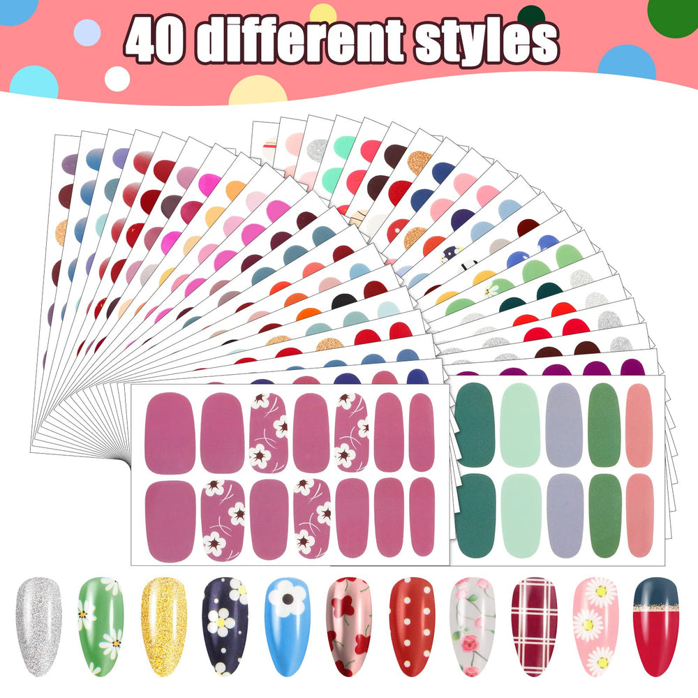 Maitys self-adhesive nail wraps are water-removable for simple removal.