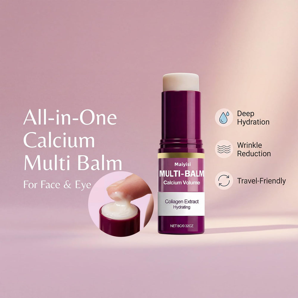 Close-up of Maiyisi Calcium Volume Stick texture showing a velvety melt-on feel.