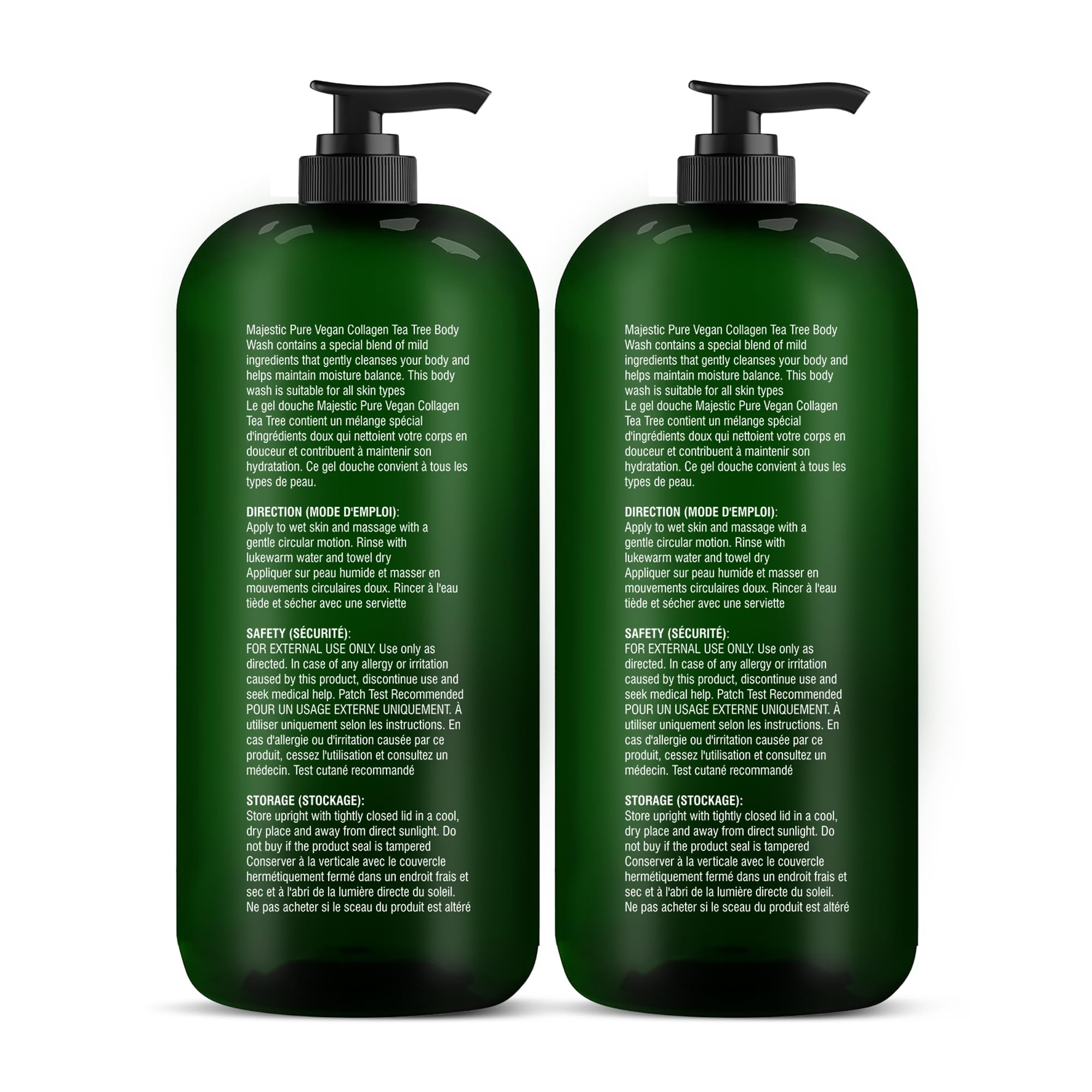 Majestic Pure Tea Tree Body Wash suitable for daily routine