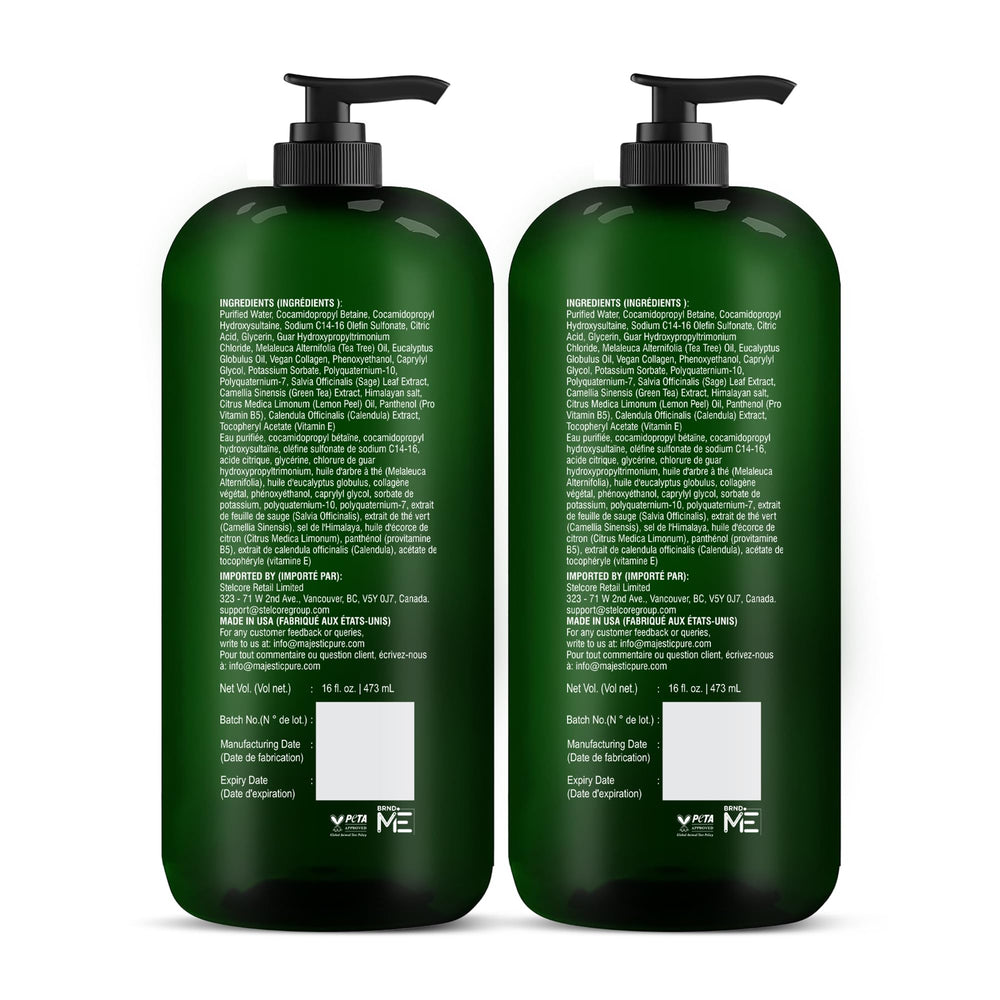 Majestic Pure Tea Tree Body Wash helps remove impurities from skin